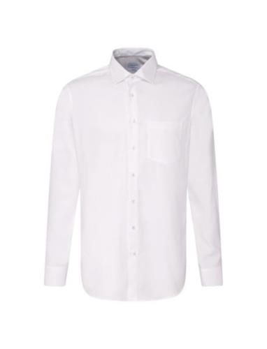 Business Kent Patch3 Tops Shirts Business White Seidensticker