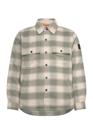 Lassie_M Tops Overshirts Green BOSS