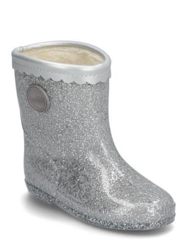 Mellysk Rubber Boot W. Liining Shoes Rubberboots High Rubberboots Grey...