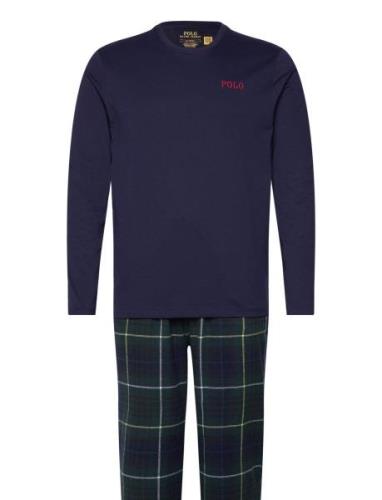 Flannel-Sle-Set Pyjama Navy Polo Ralph Lauren Underwear