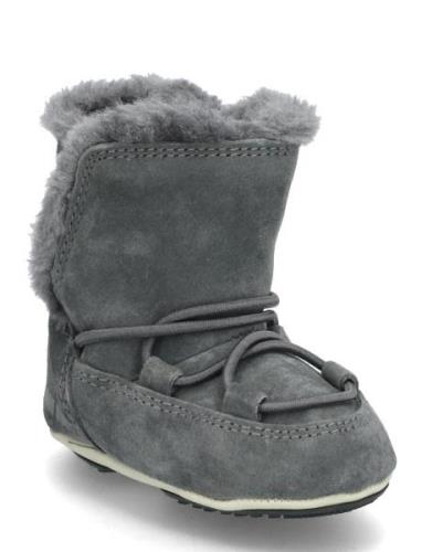 Mb Crib Suede Talvisaappaat Grey Moon Boot