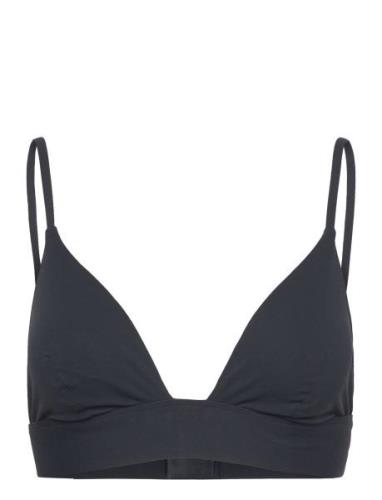 Smooth Triangle Bralette Lingerie Bras & Tops Soft Bras Bralette Black...