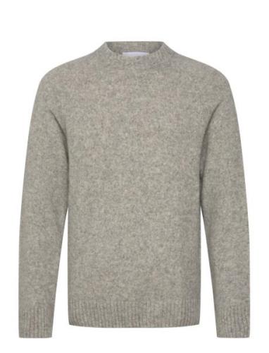 Gilbert Roundneck Knit Tops Knitwear Round Necks Grey Les Deux