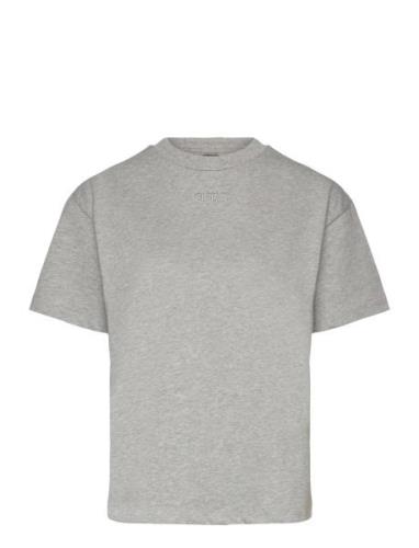 Boxy T-Shirt Sport T-shirts & Tops Short-sleeved Grey Aim´n