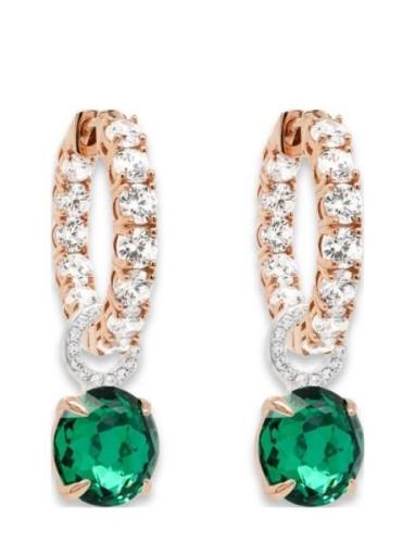 Goldplated Earrings Korvakoru Korut Green Marmara Sterling