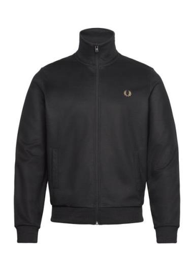 Track Jacket Tops Sweat-shirts & Hoodies Sweat-shirts Black Fred Perry