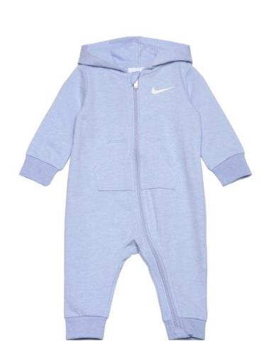 Nike Baby Essentials Hooded Coverall Pitkähihainen Body Blue Nike