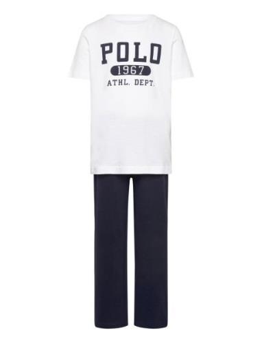 Sl-Sleepwear Pyjamasetti Pyjama Navy Polo Ralph Lauren