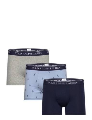 Bci Cotton/Elastane-3Pk-Trn Bokserit Navy Polo Ralph Lauren Underwear