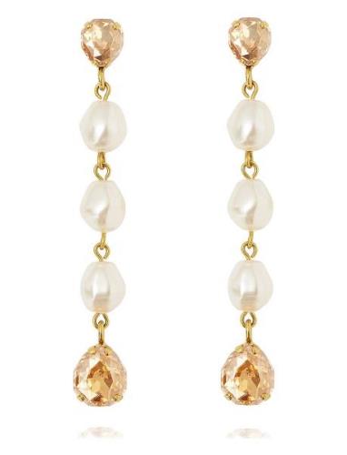 Paloma Earrings Gold Korvakoru Korut Gold Caroline Svedbom