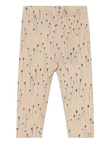 Legging Printed Bottoms Leggings Beige Petit Piao