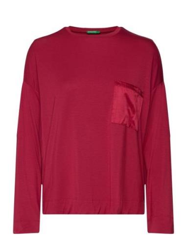 Sweater L/S Toppi Red United Colors Of Benetton