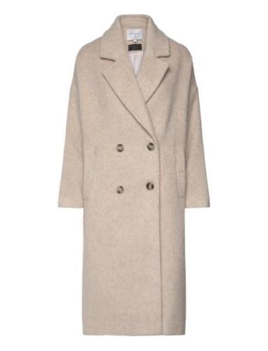 Gila Wool Coat Villakangastakki Pitkä Takki Beige Dante6