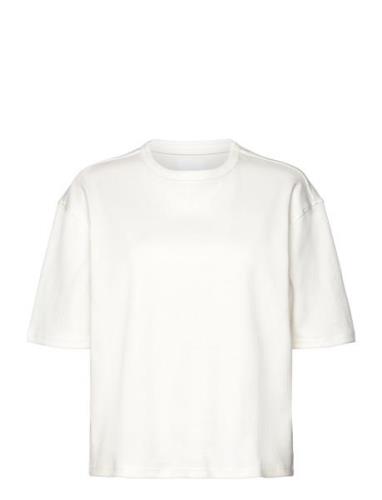 Lucy Tee Tops T-shirts & Tops Short-sleeved White Creative Collective