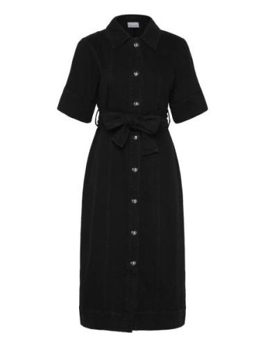 Keisley Dress Polvipituinen Mekko Black Noella