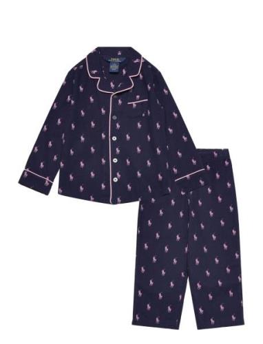 Sl-Sleepwear Pyjamasetti Pyjama Navy Polo Ralph Lauren