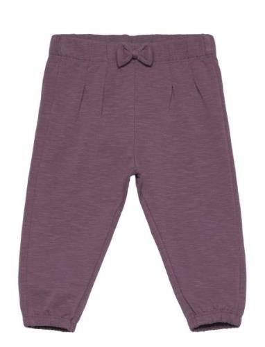 Pants Sweat Bottoms Sweatpants Purple Minymo