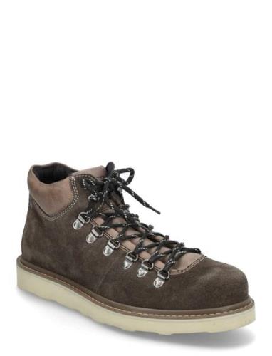 Jfwchorlton Suede Boot Ln Nyörisaappaat Brown Jack & J S