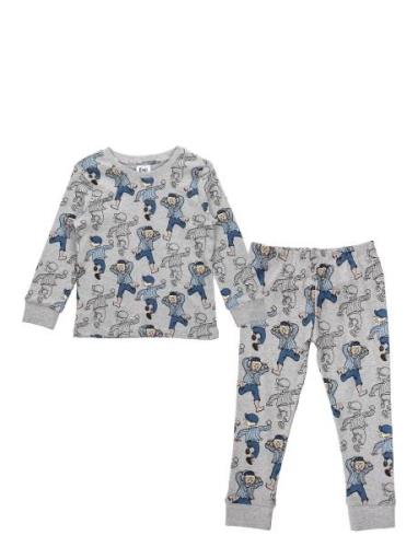 Flykt Pyjamas Pyjamasetti Pyjama Grey Martinex