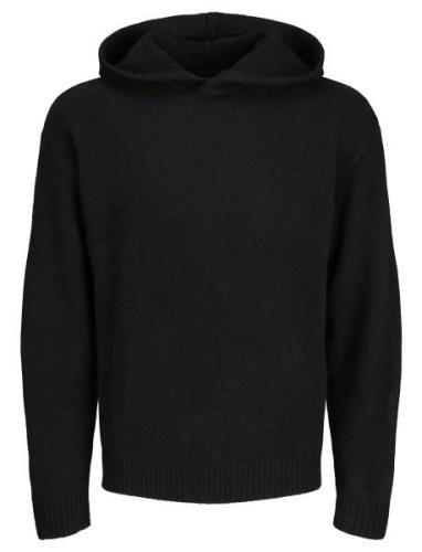 Jorollie Knit Hood Styd Aw24 Tops Sweat-shirts & Hoodies Hoodies Black...