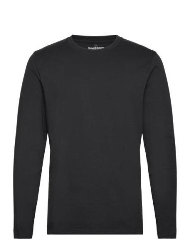 Long Sleeve Regular Tops T-shirts Long-sleeved Black Bread & Boxers