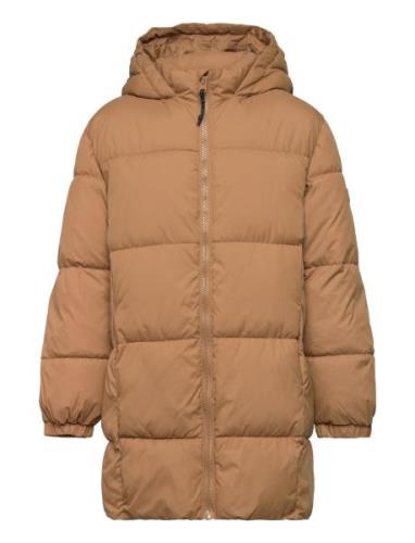 Quilted Long Coat Toppatakki Brown Mango