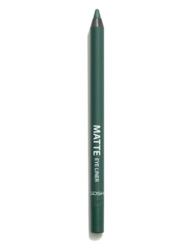 Gosh Matte Eye Liner Eyeliner Rajauskynä Meikki Green GOSH COPENHAGEN