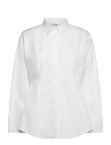 Josca Shirt Tops Shirts Long-sleeved White Stylein