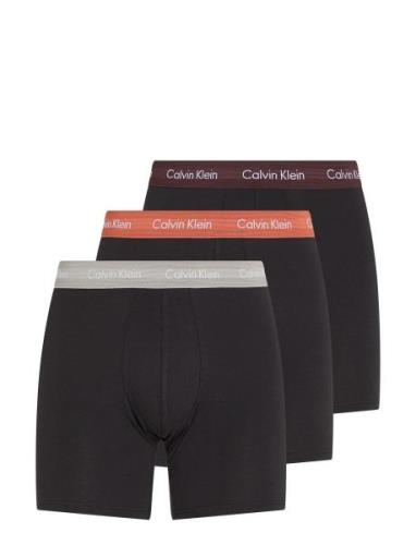 Boxer Brief 3Pk Bokserit Black Calvin Klein