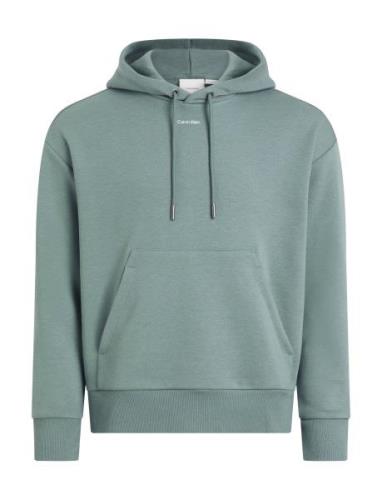 Nano Logo Hoodie Tops Sweat-shirts & Hoodies Hoodies Blue Calvin Klein