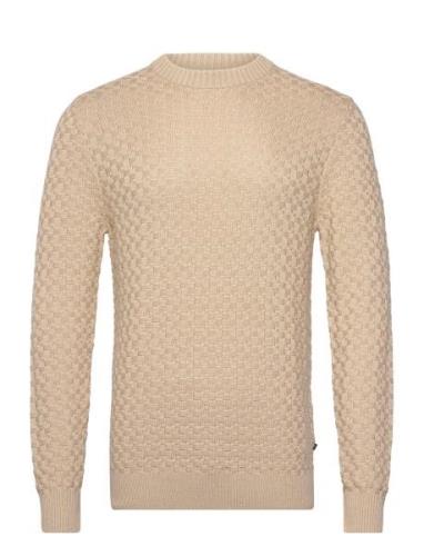 Matriton Tops Knitwear Round Necks Beige Matinique