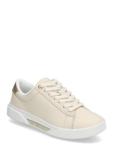 Chic Court Sneaker Matalavartiset Sneakerit Tennarit Cream Tommy Hilfi...