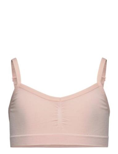 Top Seamless V Neck Night & Underwear Underwear Tops Pink Lindex