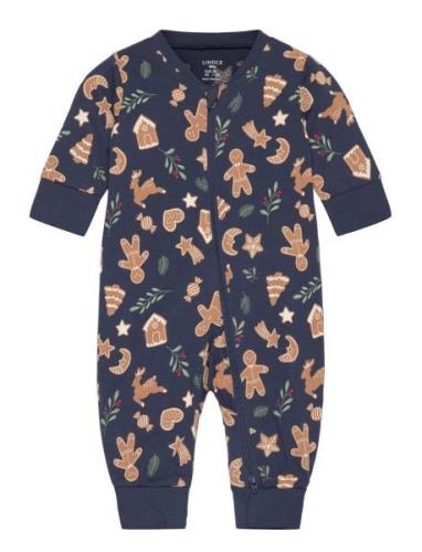 Pyjamas Ginger Bread Pyjama Sie Jumpsuit Haalari Navy Lindex