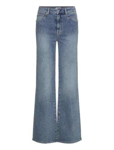 Bella Wide Leg Jeans Bottoms Jeans Wide Blue Dante6