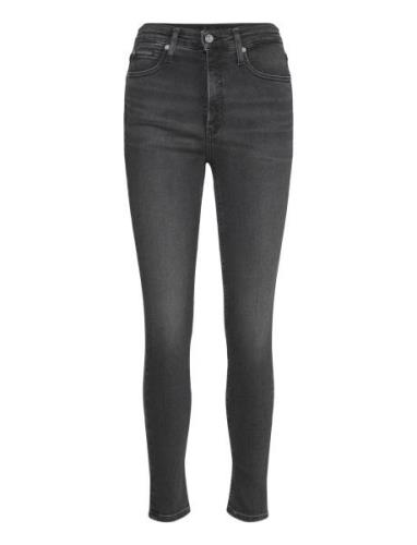 High Rise Skinny Skinny Farkut Black Calvin Klein Jeans