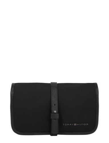 Th Nylon Travel Washbag Toilettilaukut Black Tommy Hilfiger