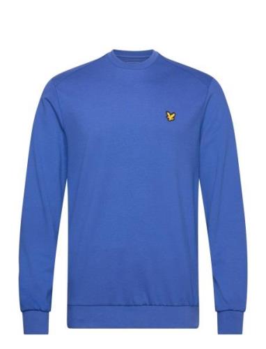 Crew Neck Fly Fleece Sport Sweat-shirts & Hoodies Sweat-shirts Blue Ly...