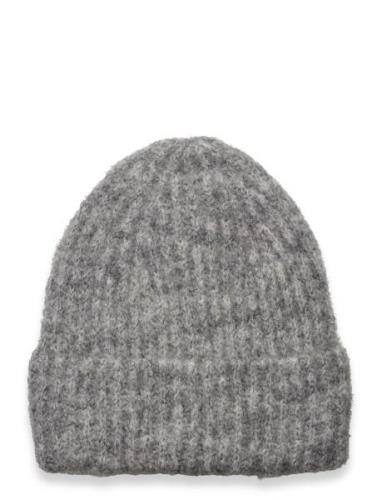 Brushed Beanie Accessories Headwear Beanies Grey Gina Tricot