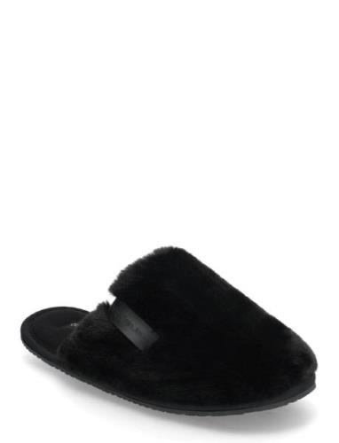 Hotel Slipper Fur After Glow Aamutossut Tohvelit Black Calvin Klein