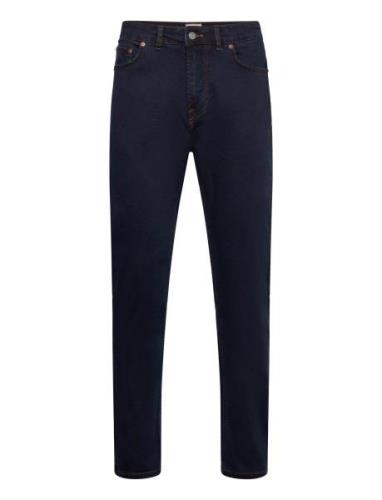 James Satin Jeans Bottoms Jeans Regular Navy Morris