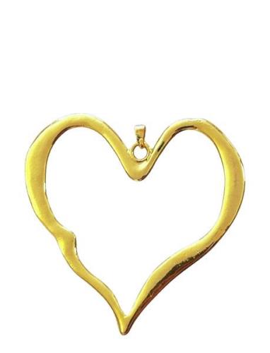 Melted Heart Medallion Kaulakoru Riipukset Gold Susmie's