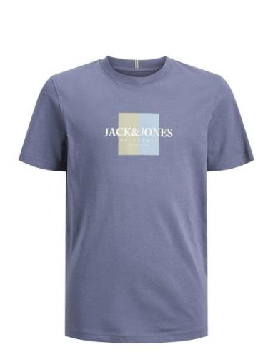 Jorfrederiksberg Box Tee Ss C.n Sn Jnr Tops T-shirts Short-sleeved Blu...