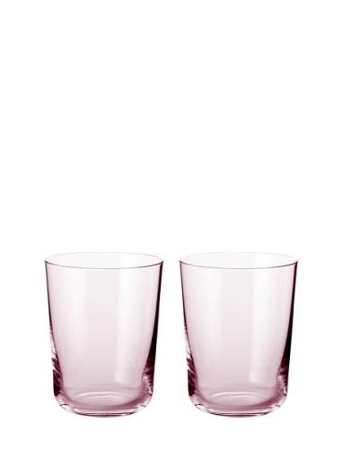 New York Topaz Water - 2 Pcs Home Tableware Glass Drinking Glass Pink ...