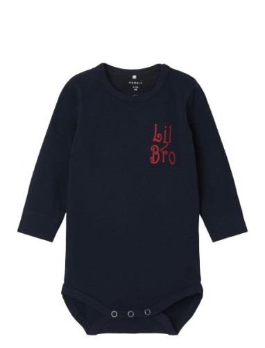 Nbmlaby Ls Body Bodies Long-sleeved Navy Name It