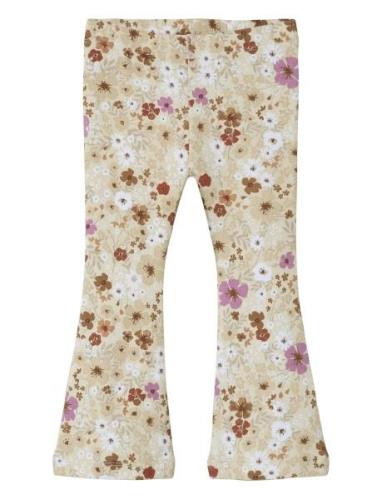 Nmfdidisa Xsl Bootcut Pant Bottoms Leggings Cream Name It