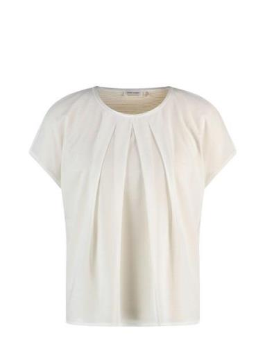 T-Shirt 1/2 Sleeve Tops Shirts Short-sleeved Cream Gerry Weber