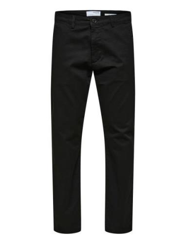 Slh175-Slim New Miles Flex Pant Noos Bottoms Trousers Chinos Black Sel...