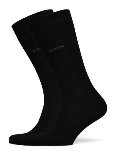 2P Rs Bamboo Underwear Socks Regular Socks Black BOSS