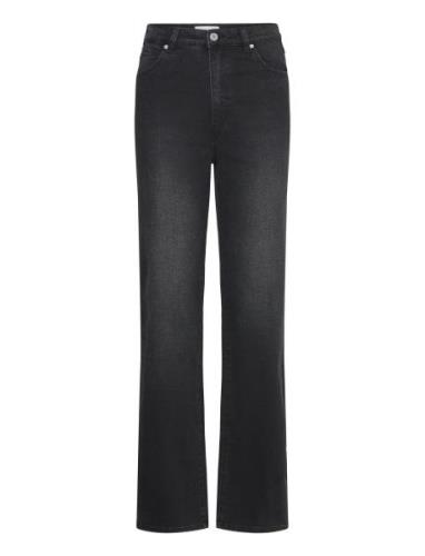 94 High Straight Gita Bottoms Jeans Straight-regular Black ABRAND